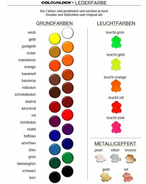 Colourlock Lederfarbe Боя за кожа