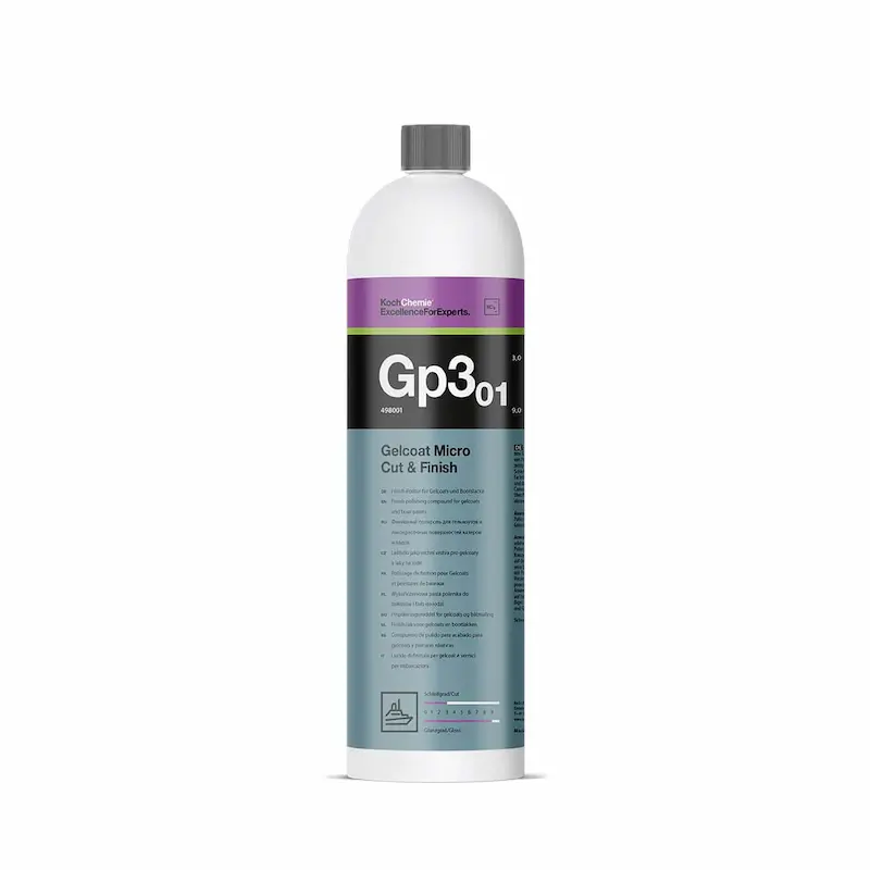 Koch Chemie Gelcoat Micro Cut & Finish Gp 3.01 Микроабразивна финиш полираща паста за гелкоут и бои на лодки и яхти