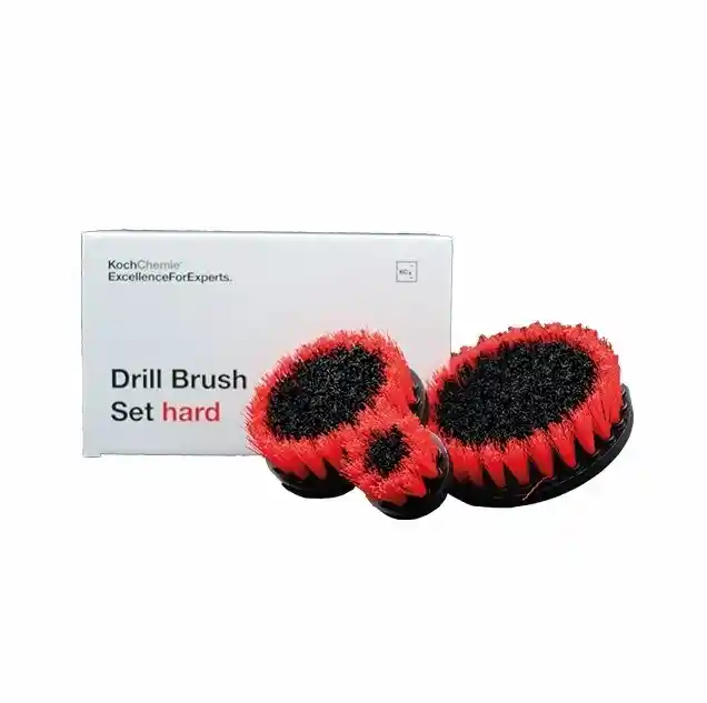 Koch Chemie Drill Brush Set Комплект четки за почистване с машина с твърд косъм